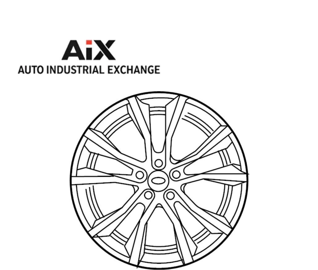 Ford FB5Z-1007-C OEM 20” Alloy Wheel Rim fits 2019–2025 Edge Titanium Sport