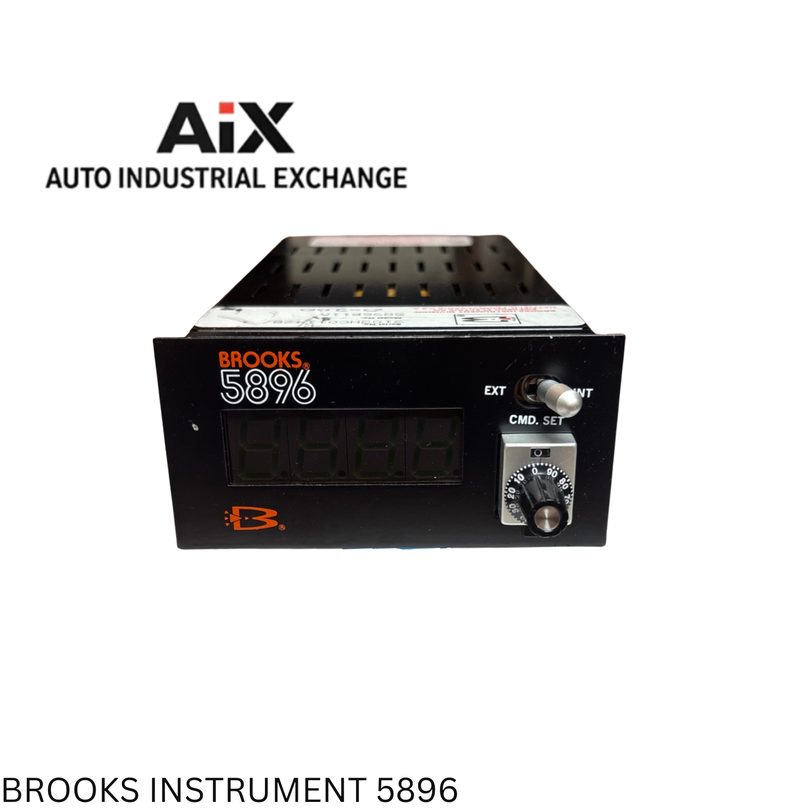 Brooks Instrument 5896 Mass Flow Controller Stainless Steel Gas Flow Device