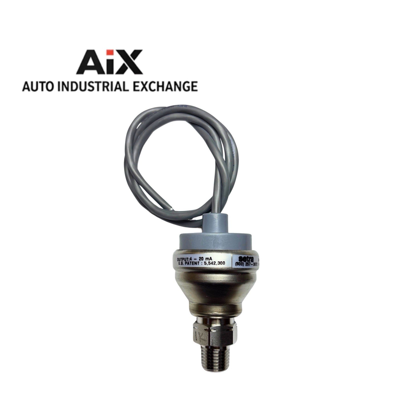 Setra 209H Pressure Transducer 0-1000 PSIG 4-20mA 24VDC SS 1/4 NPT 209H10CPG2MN