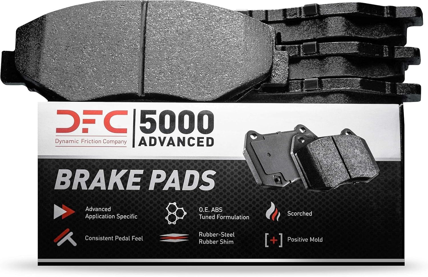 Dynamic Friction Company 1551-1728-00 Front Ceramic Disc Brake Pads Kit