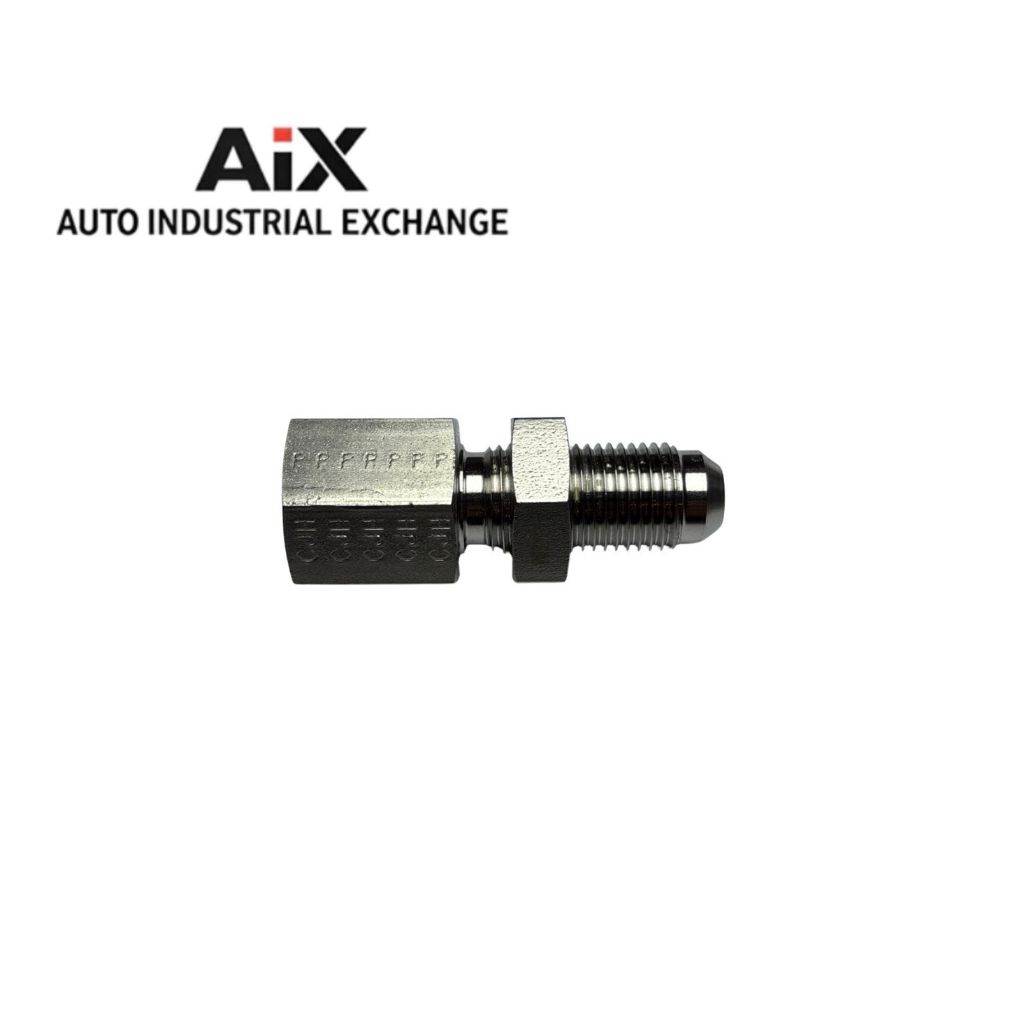 Lot of 3 Parker 6-6 WGTX-WLN-SS 3/8 JIC Flare x 3/8 NPT Bulkhead Adapter SS