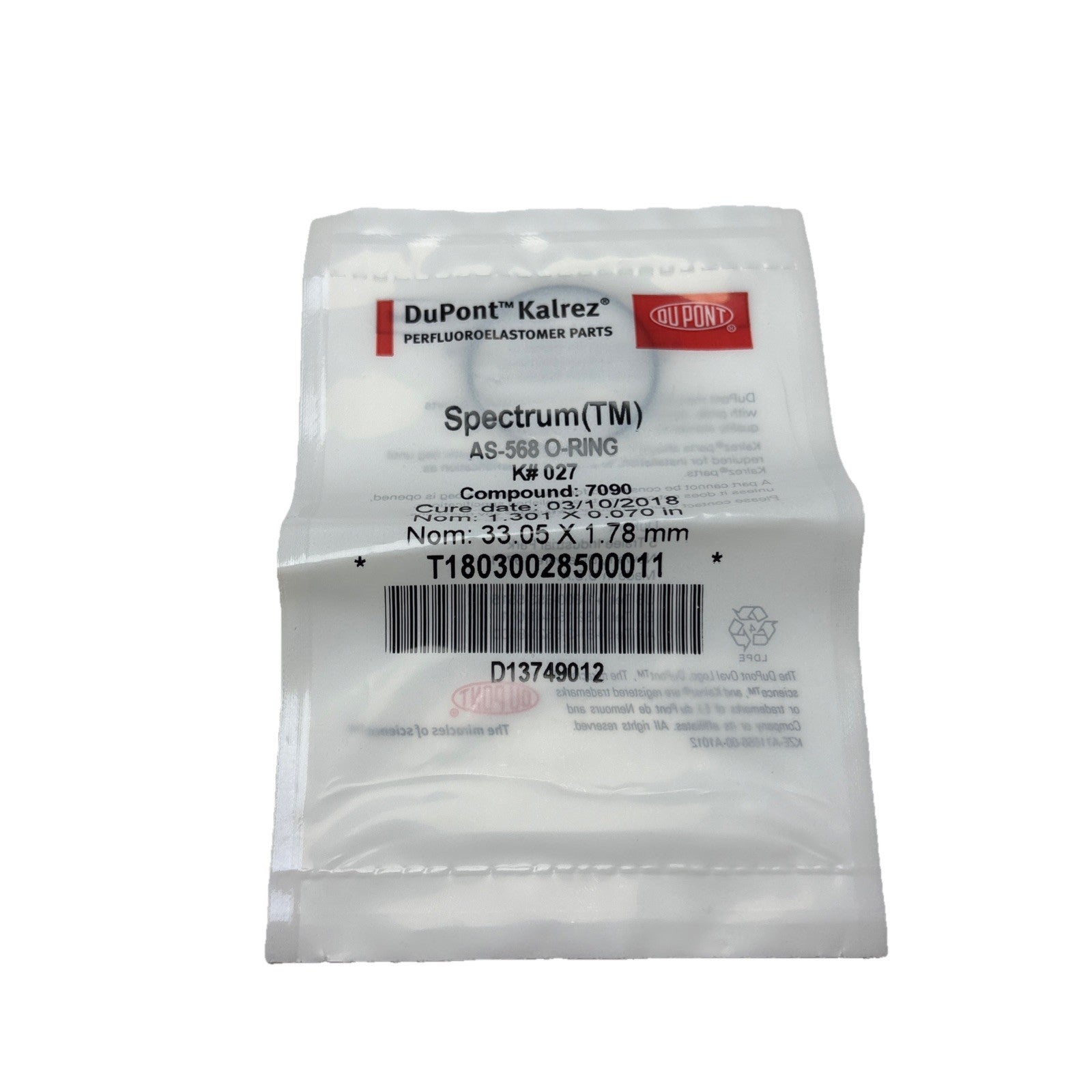 Equilibar RBK-H3P1SN Replacement Kit SS316L/FFKM w/ DuPont Kalrez O-Rings