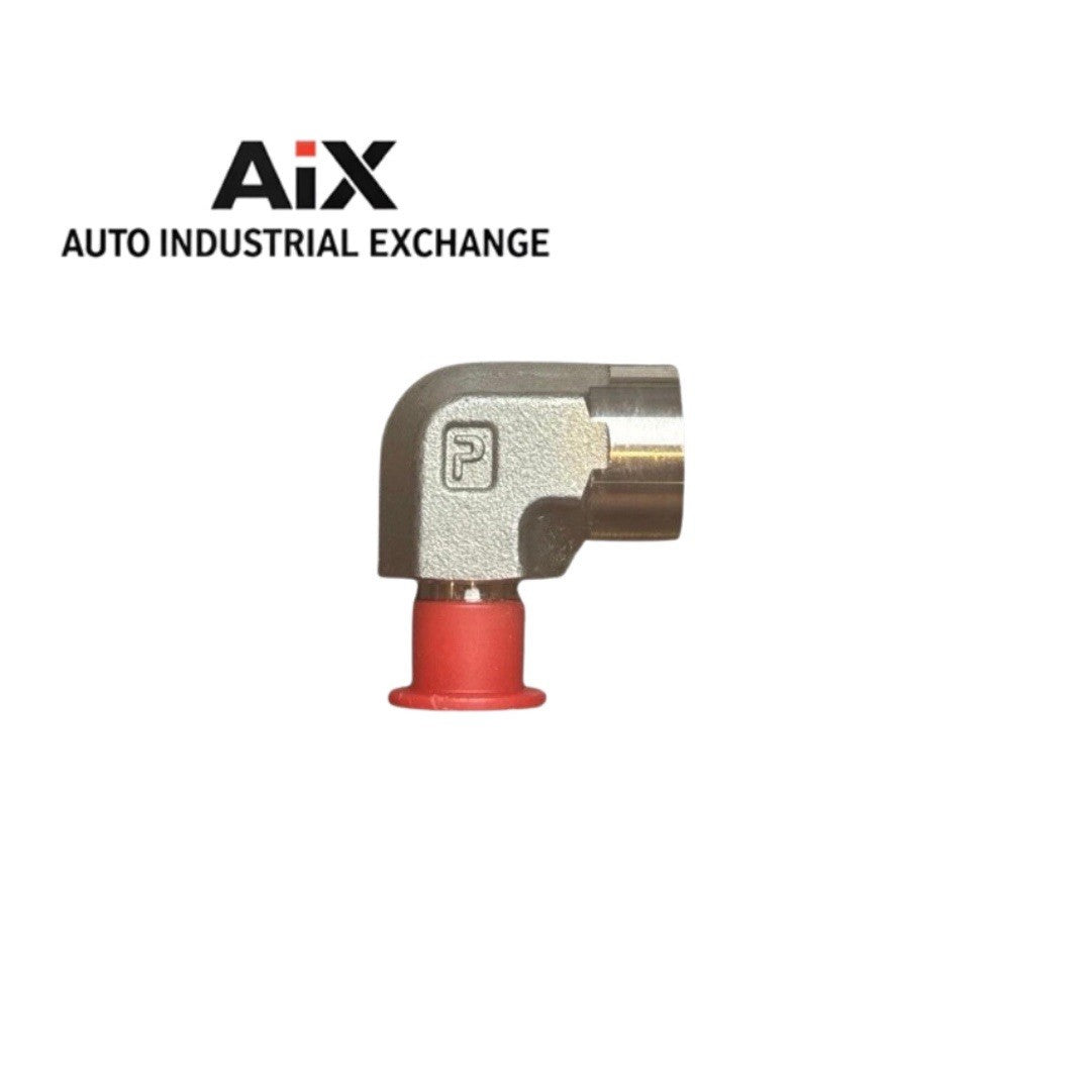 Lot of 2 Parker 1/8 x 1/4 CD-SS 90° Elbow Fittings SS NPT/NPTF 5000 PSI