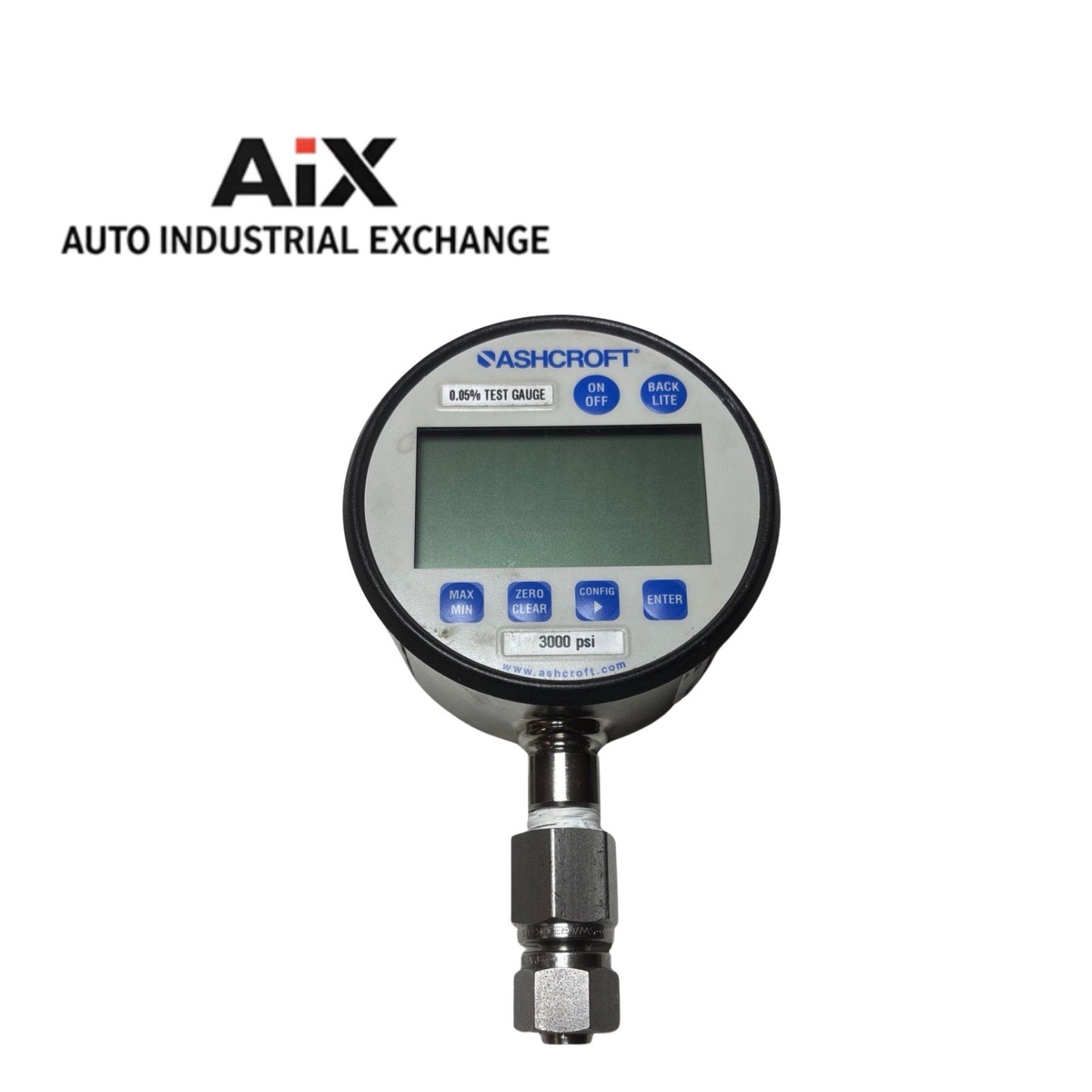 Ashcroft 2089 3000 PSI Digital Pressure Gauge 0.05% Accuracy – Used