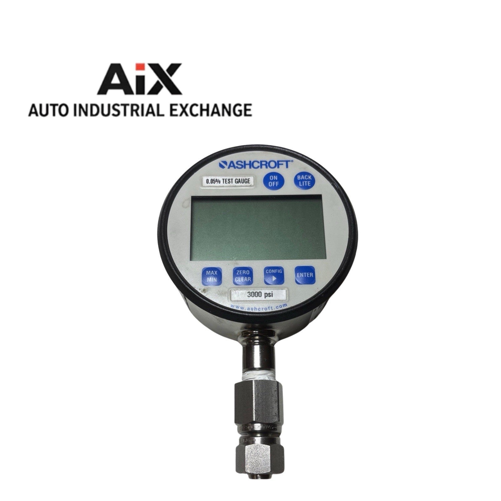 Ashcroft 2089 3000 PSI Digital Pressure Gauge 0.05% Accuracy – Used