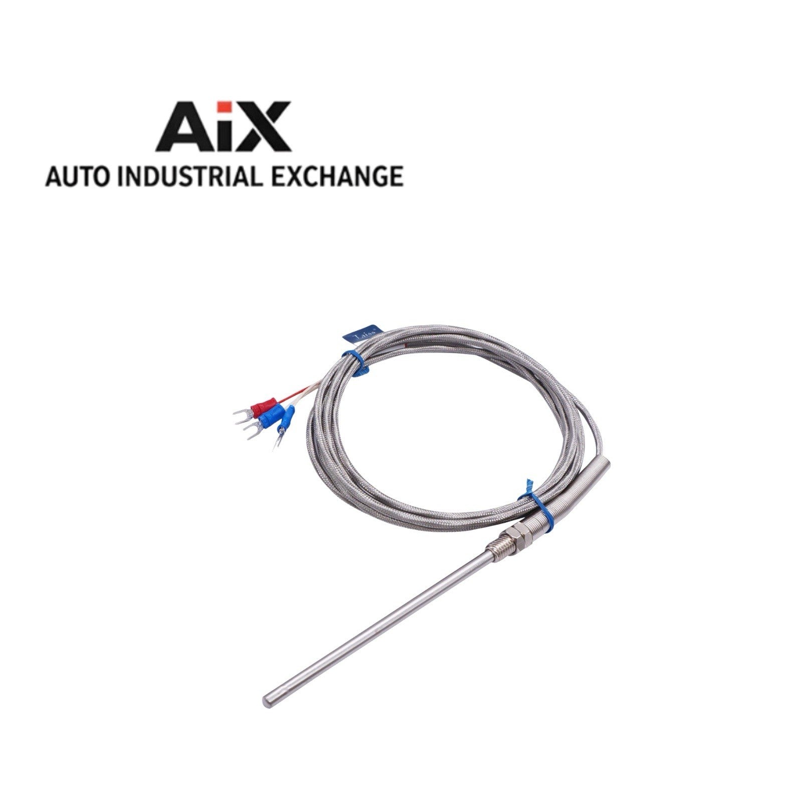 Stainless Steel PT100 RTD Temperature Sensor Probe 5mm x 100mm -50~420°C