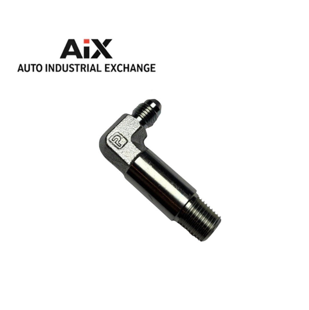 Parker 4CCCTX-S Triple-Lok 1/4 JIC x 1/8 NPT Steel 90° Elbow Fittings – Lot of 3