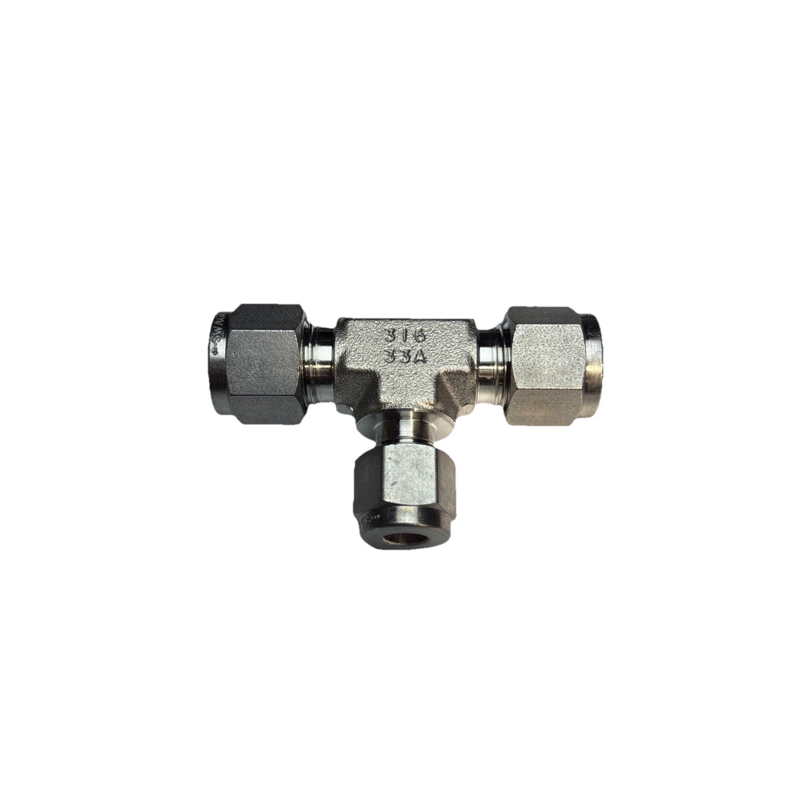 Swagelok SS-600-3-6-4 Reducing Union Tee 3/8” x 3/8” x 1/4” OD Tube Union 316