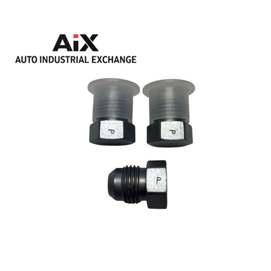Parker 6 PNTX-S JIC 3/8 Male 37° Flare Plug Triple-Lok Steel – Lot of 3