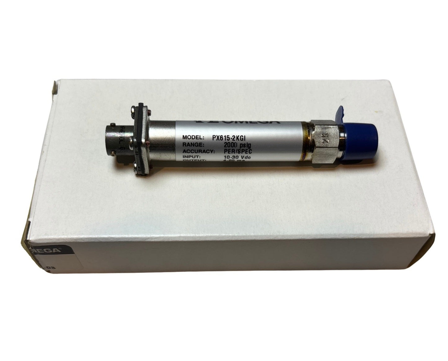 Omega PX615-2KGI 0–2000 PSI 4–20mA Pressure Transducer 1/4” NPT SS NEW