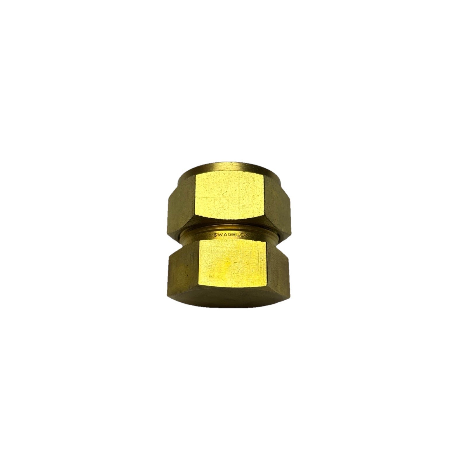 Swagelok B-1410-C 7/8” Brass Tube Cap FNSP Compression Fitting Female Nut