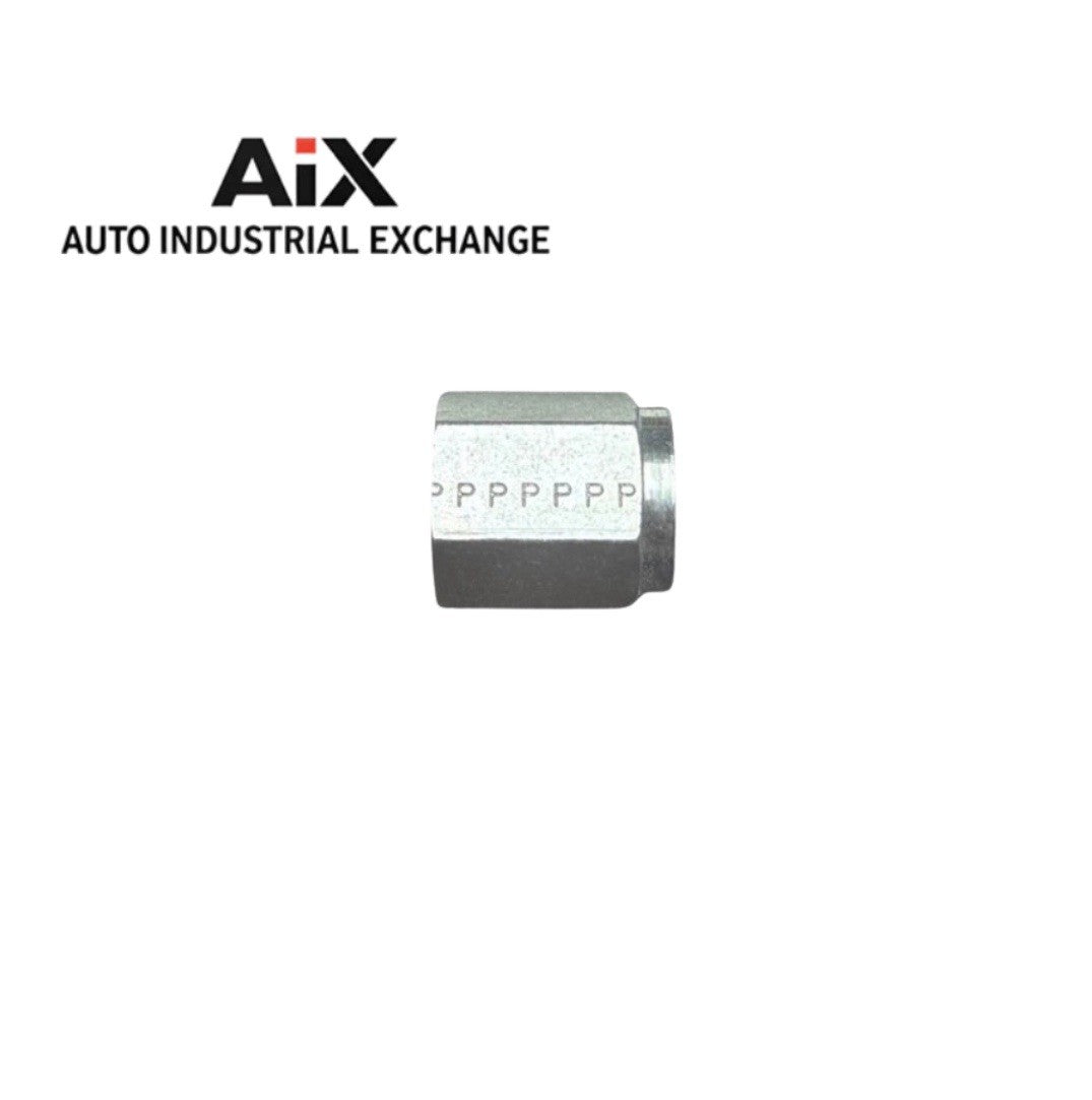 Lot of 3 Parker 1/4 HPC-S Hex Cap Fittings 1/4-18 Female NPT Steel 6000 PSI