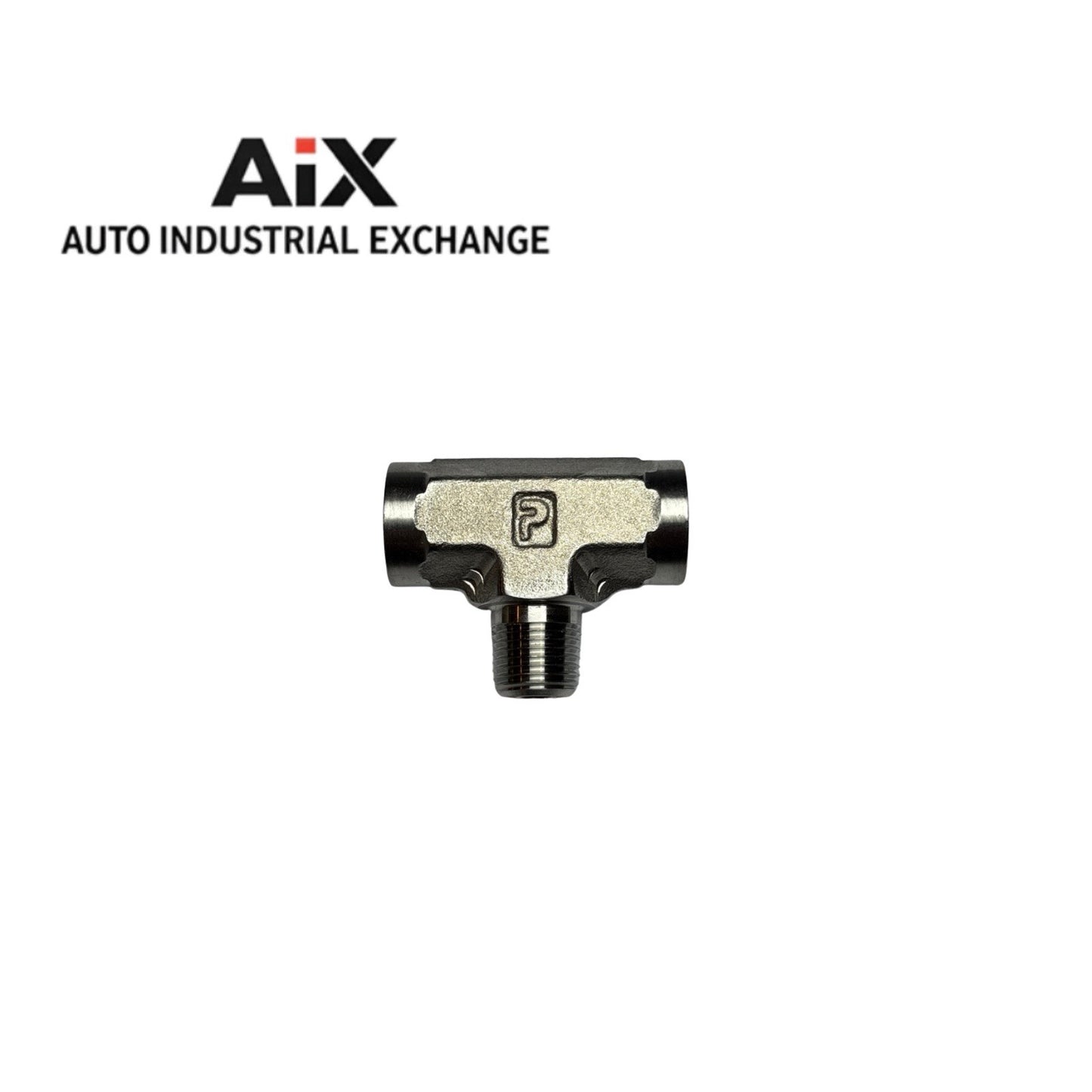 Lot of 3 Parker 1/8 MMS-SS Male Branch Tee 1/8” NPT Pipe Fittings Stainless