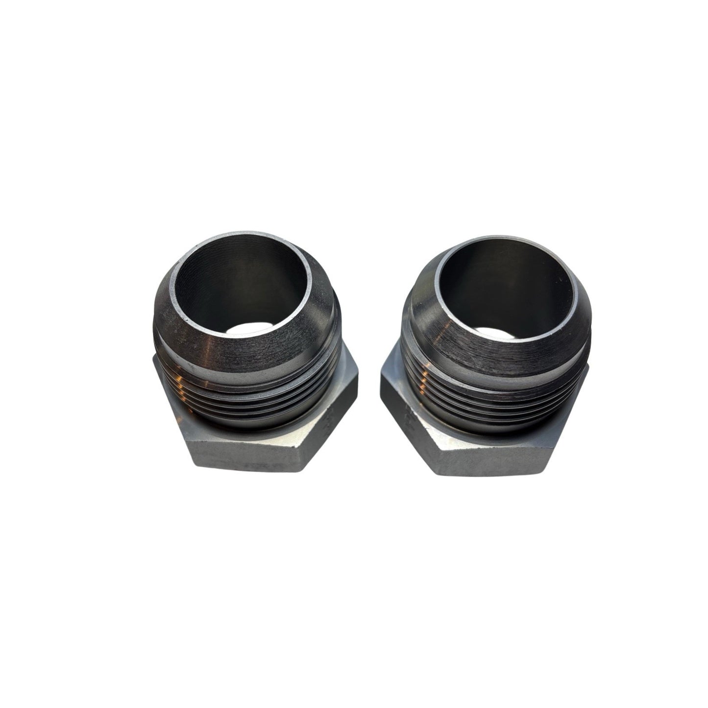 Lot of 2 Parker 16-8 FTX-S 1” Flare x 1/2” NPTF Triple-Lok Steel Fitting New