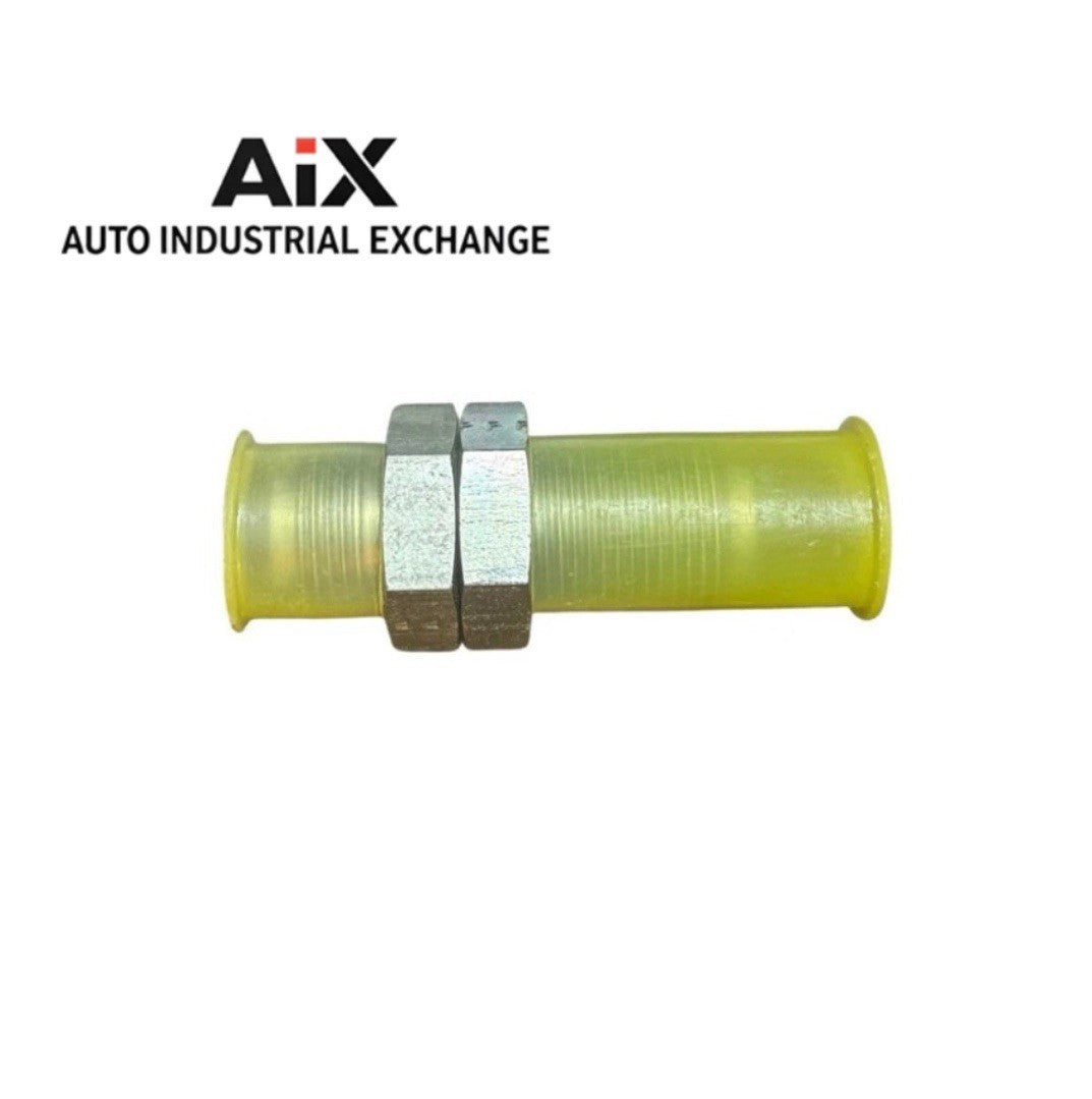 Lot of 2 Parker 8 WTX-WLN-S 1/2” Triple-Lok 37° Flare Bulkhead Union Fitting