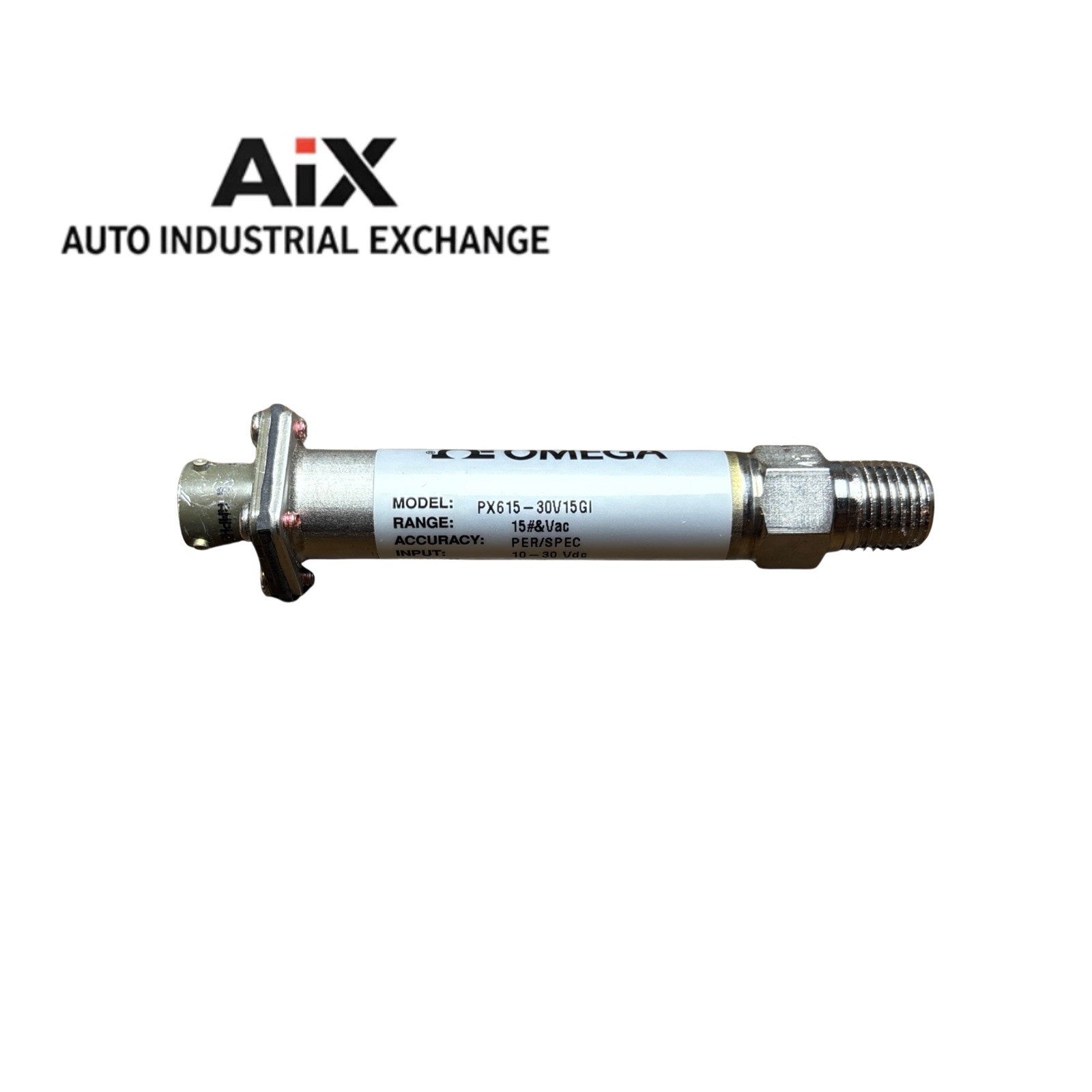 Omega PX615-30V15GI Pressure Transducer 1/4 NPT 4-20mA MIL 26482-I 8-4P