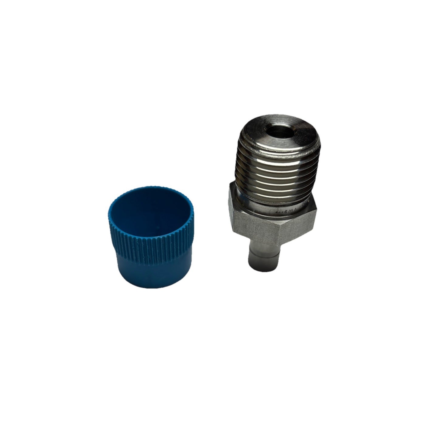 1- Swagelok Stainless Steel Tube Adapter, 3/8" Tube OD x 1/2" NPT, SS-6-TA-1-8
