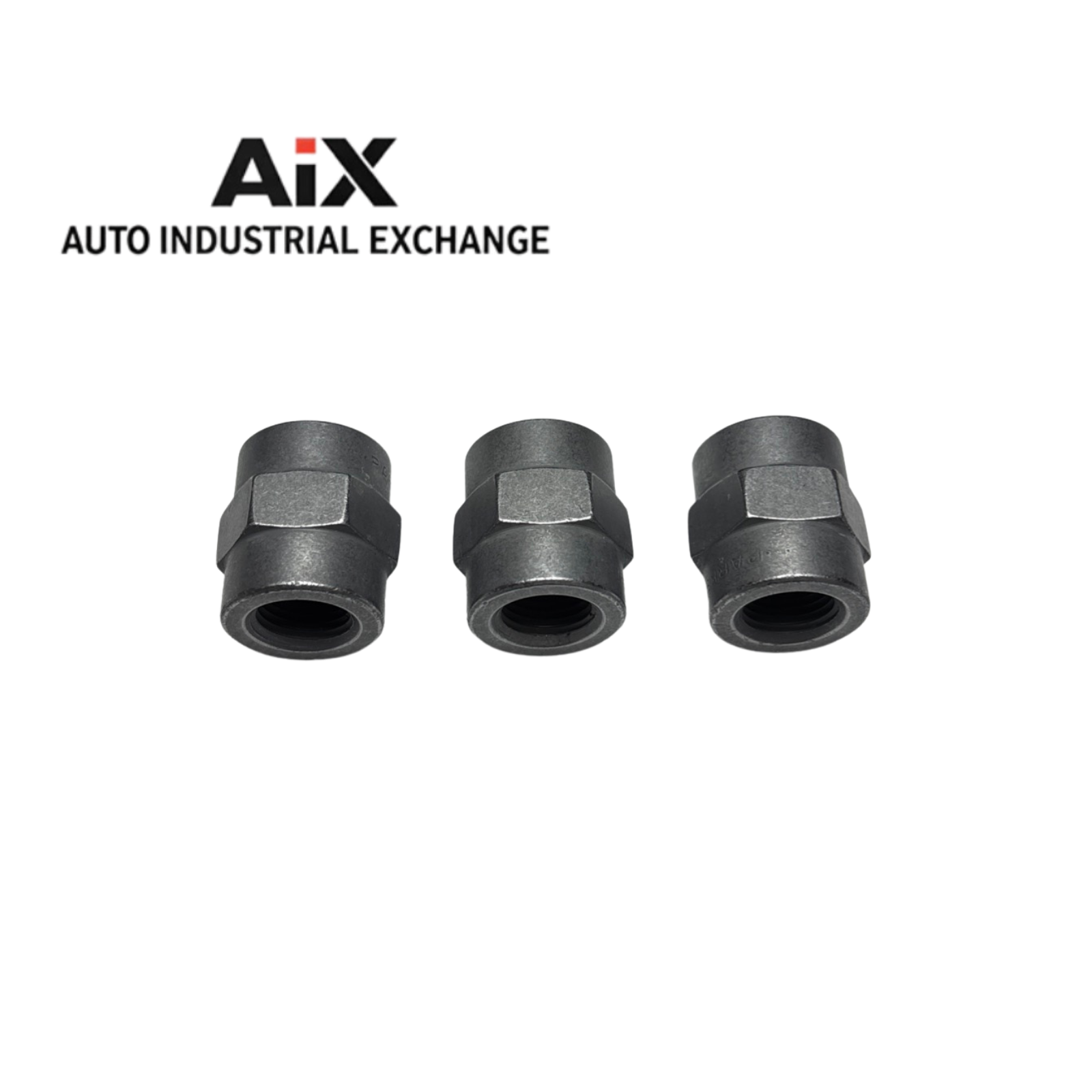 Lot of 3 Parker 1/8 GG-S 6000 PSI Steel Pipe Coupling NPT/NPTF To NPT/NPTF