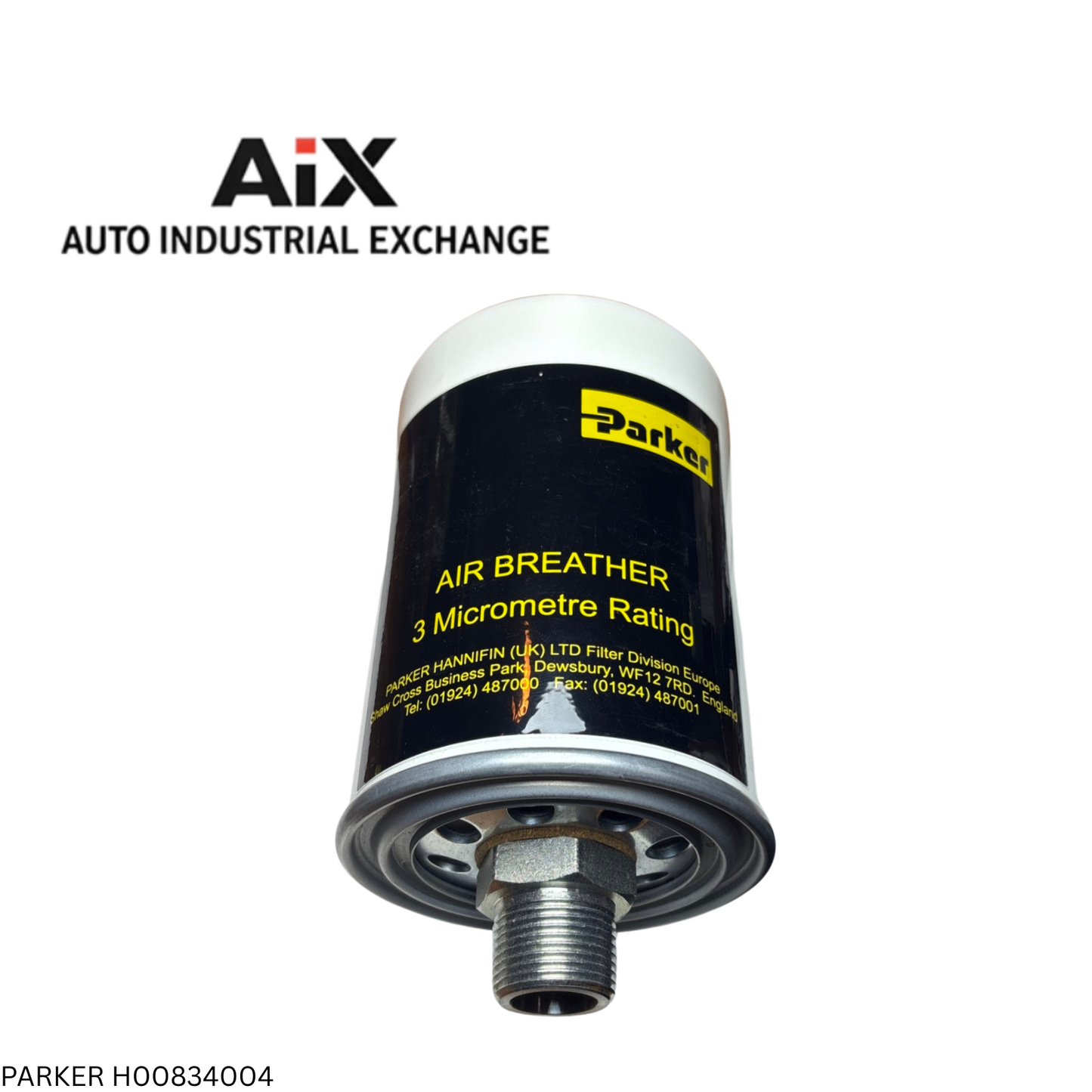 Parker H00834004 Breather Filter 3 Micron 3/4 in. BSPT 1700 L/min Flow