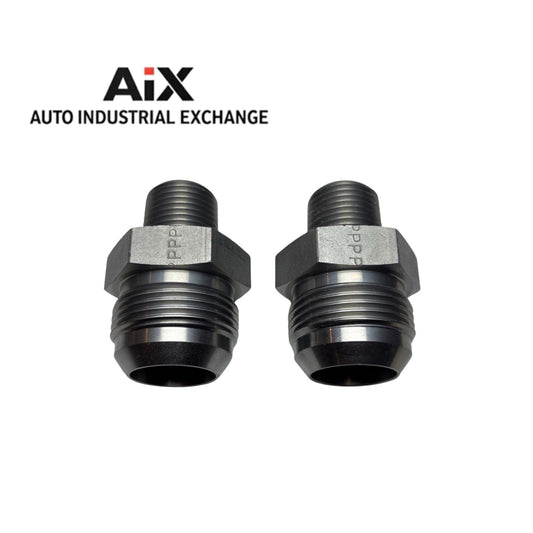 Lot of 2 Parker 16-8 FTX-S 1” Flare x 1/2” NPTF Triple-Lok Steel Fitting New