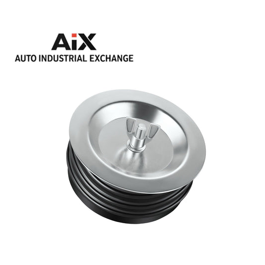 Dreyoo 5" End of Pipe Gripper Plug Steel Drain Cover with Galvanized Screw