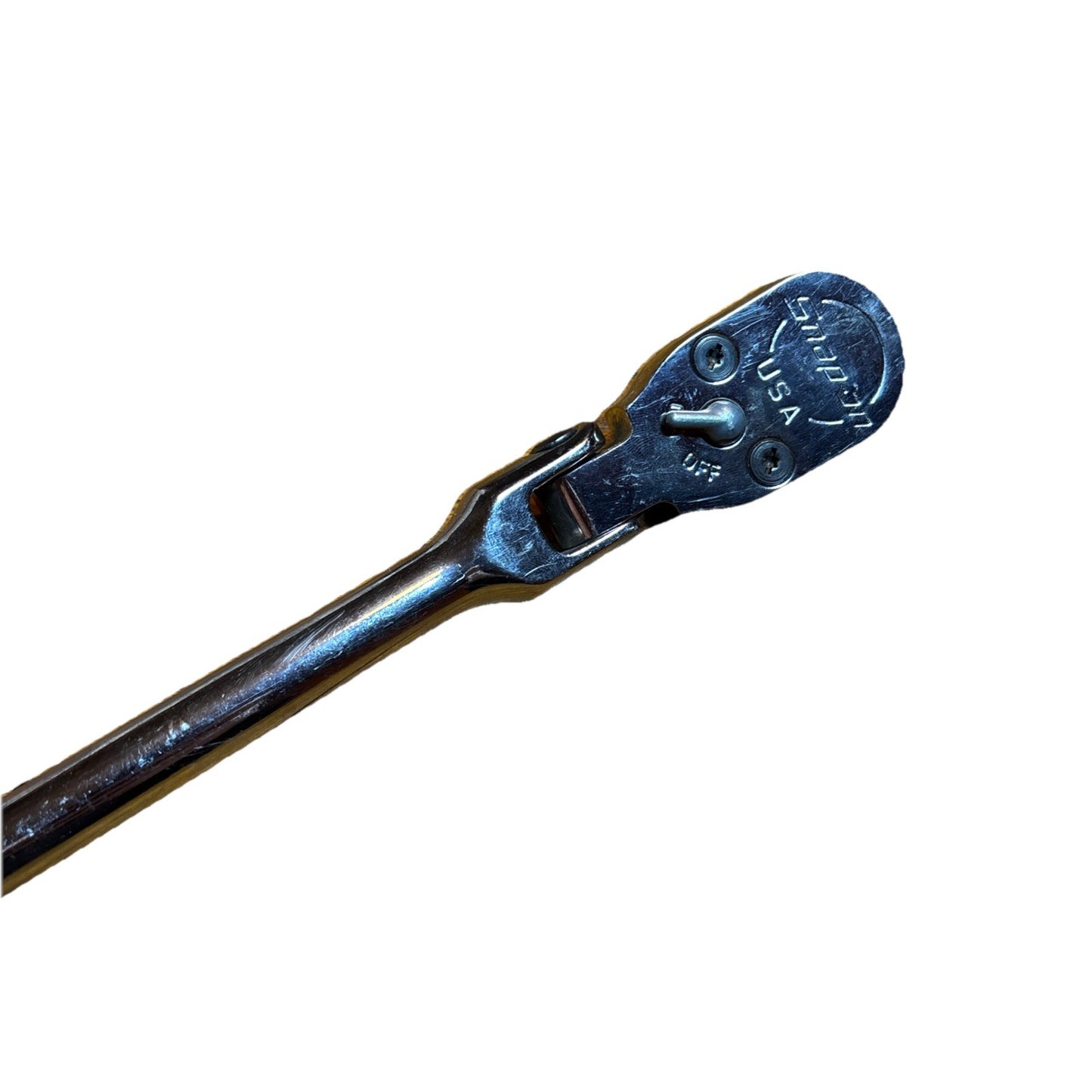 Snap On Tools SHLF80AG 1/2" Drive Extra Long Green Soft Grip Flex Ratchet