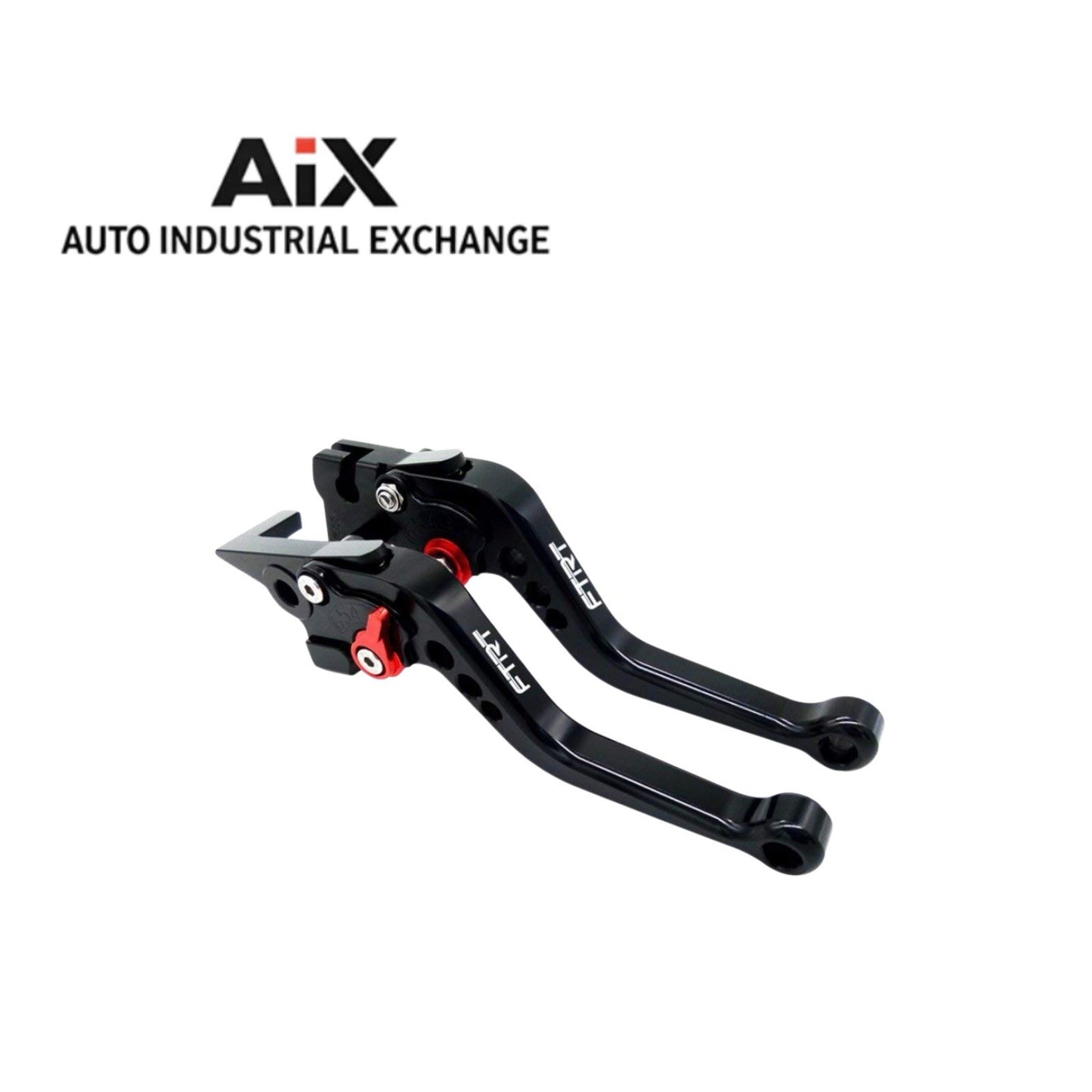 FTRT Black Brake Clutch Lever For Ninja 250R 300 400 Z125 PRO Versys-X KLX