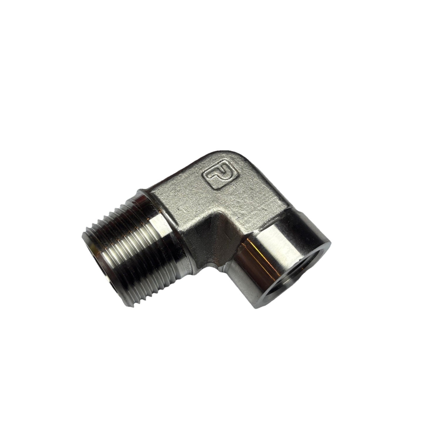 Lot of 3 Parker 3/4 x 1/2 CD-SS Elbow Fittings NPT Male x Female 316 SS 3000 PSI