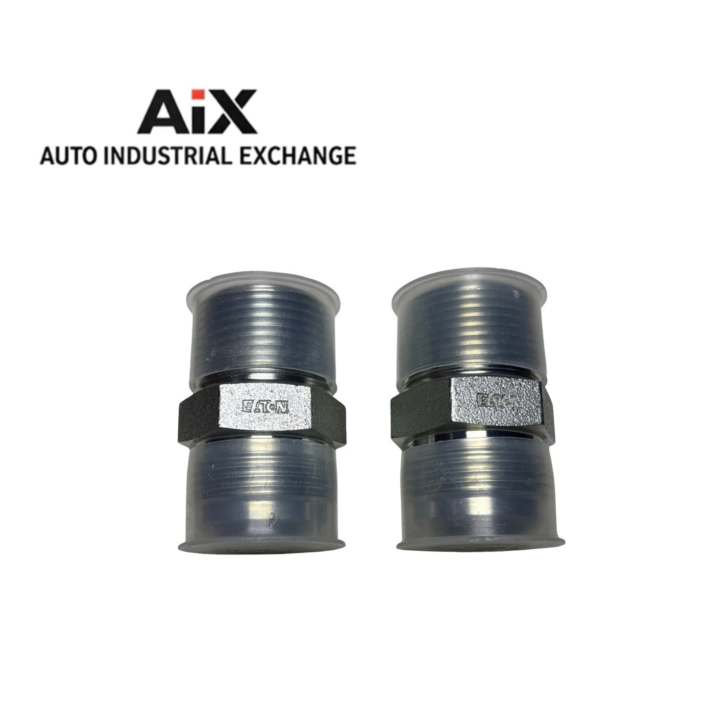 Lot of 2 Eaton Aeroquip 2021-16-16S -16AN x 1” Male NPT 37° JIC Flare Adapter