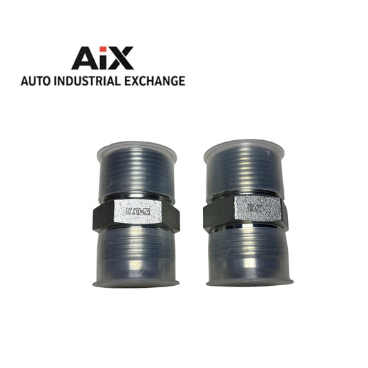 Lot of 2 Eaton Aeroquip 2021-16-16S -16AN x 1” Male NPT 37° JIC Flare Adapter