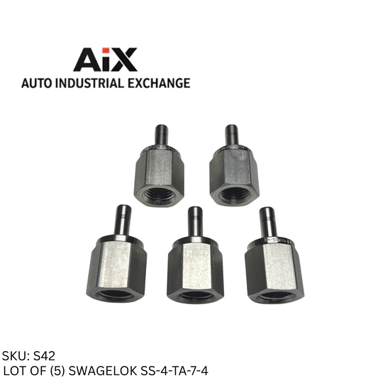 Lot of 5 Swagelok SS-4-TA-7-4 Stainless Steel Female Adapter 1/4in Tube x 1/4in