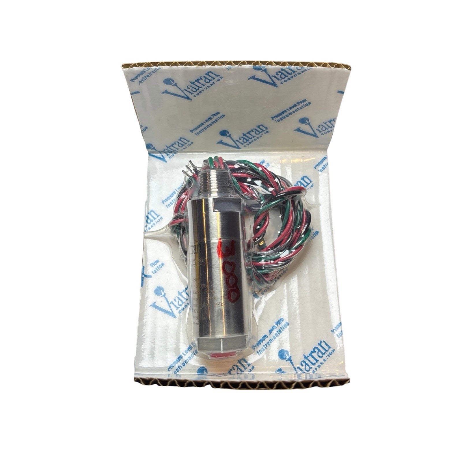 Viatran 548BCS Pressure Transmitter 0–5000 PSI 4–20mA Output 316SS Hazardous