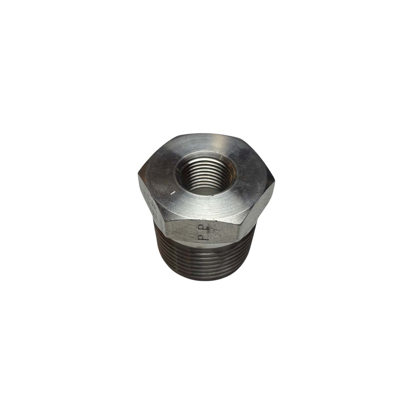 Lot of 2 Parker 1 X 3/8 PTR-SS Pipe Reducer Male to Female NPT 5400 PSI