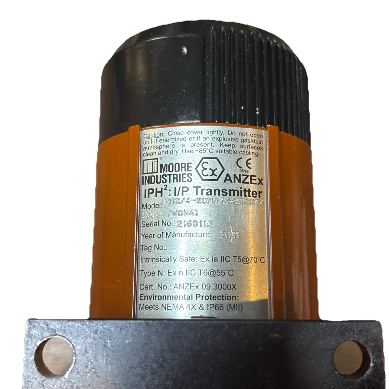 Moore IPH2 I/P Transmitter 4–20mA 3–15 PSI Analog Signal Converter IP66 NEMA