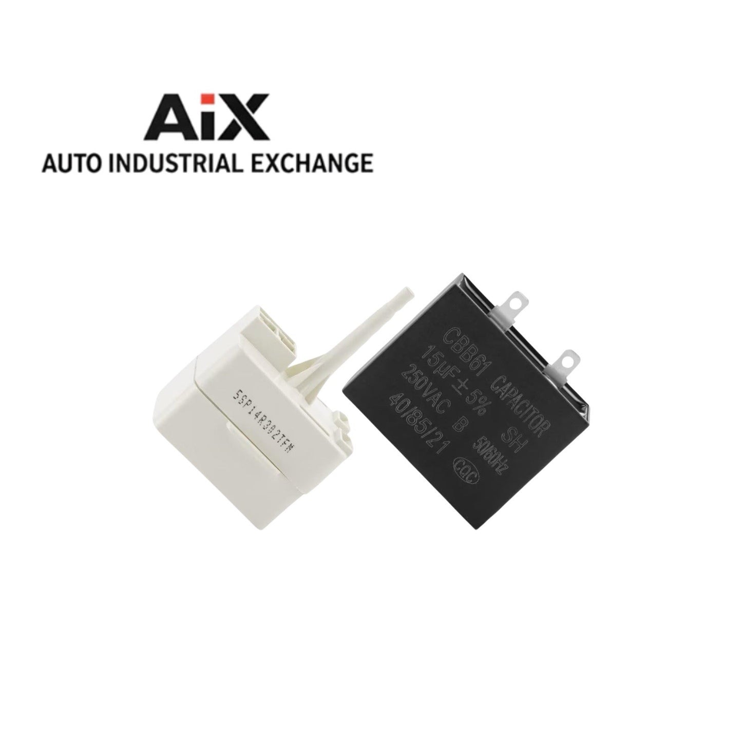 Miflus Refrigerator Compressor Start Relay & Capacitor W10613606 For Whirlpool