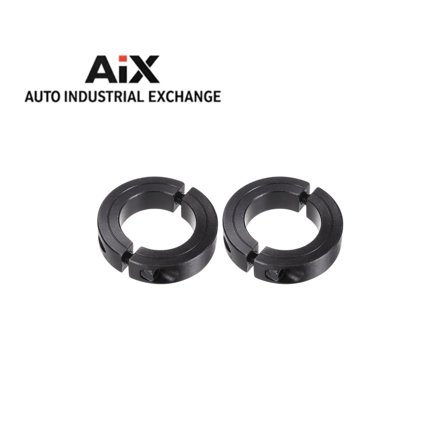 HARFINGTON 2PCS 1-3/8" Shaft Collars Double Split Clamp Collar With Set Screw