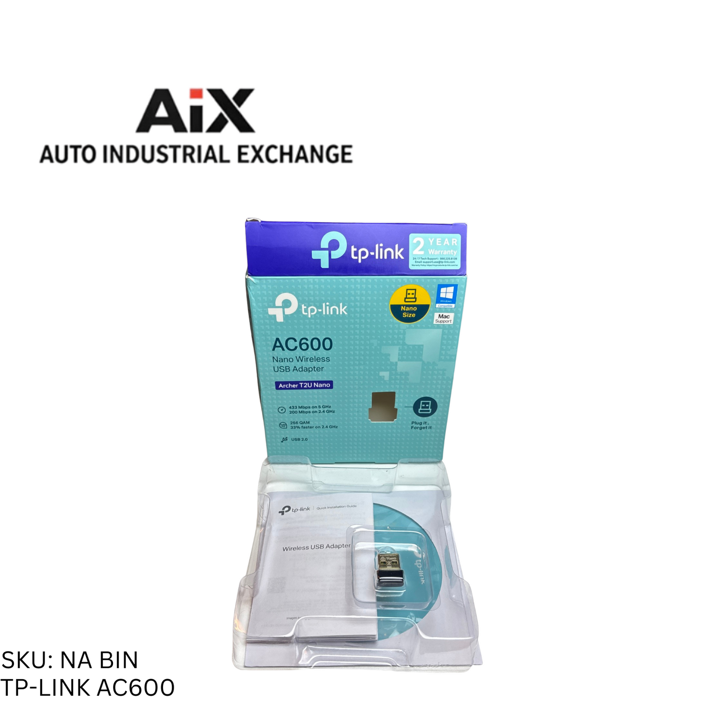 TP-Link AC600 Dual Band Wireless USB Adapter High Gain 2.4GHz 5GHz Wi-Fi