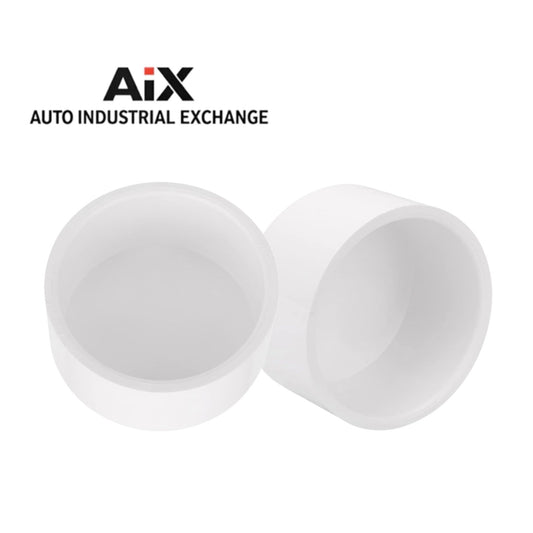 2 Pack 3" PVC Pipe End Cap Fitting Schedule 40 for DIY Furniture & Garden