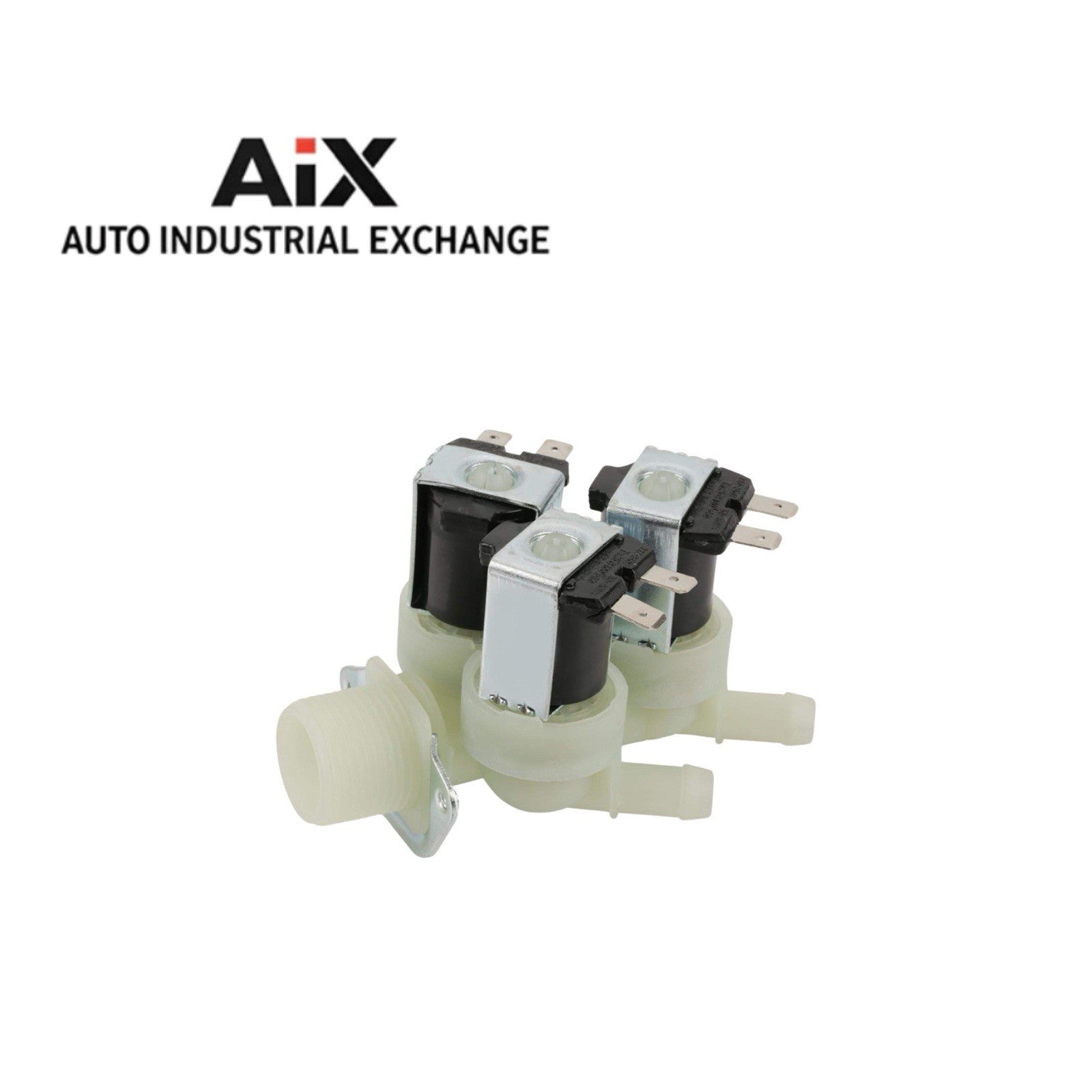 Electric 3 Way Solenoid Valve Water Inlet N/C AC 220V G3/4 For Washing Machine