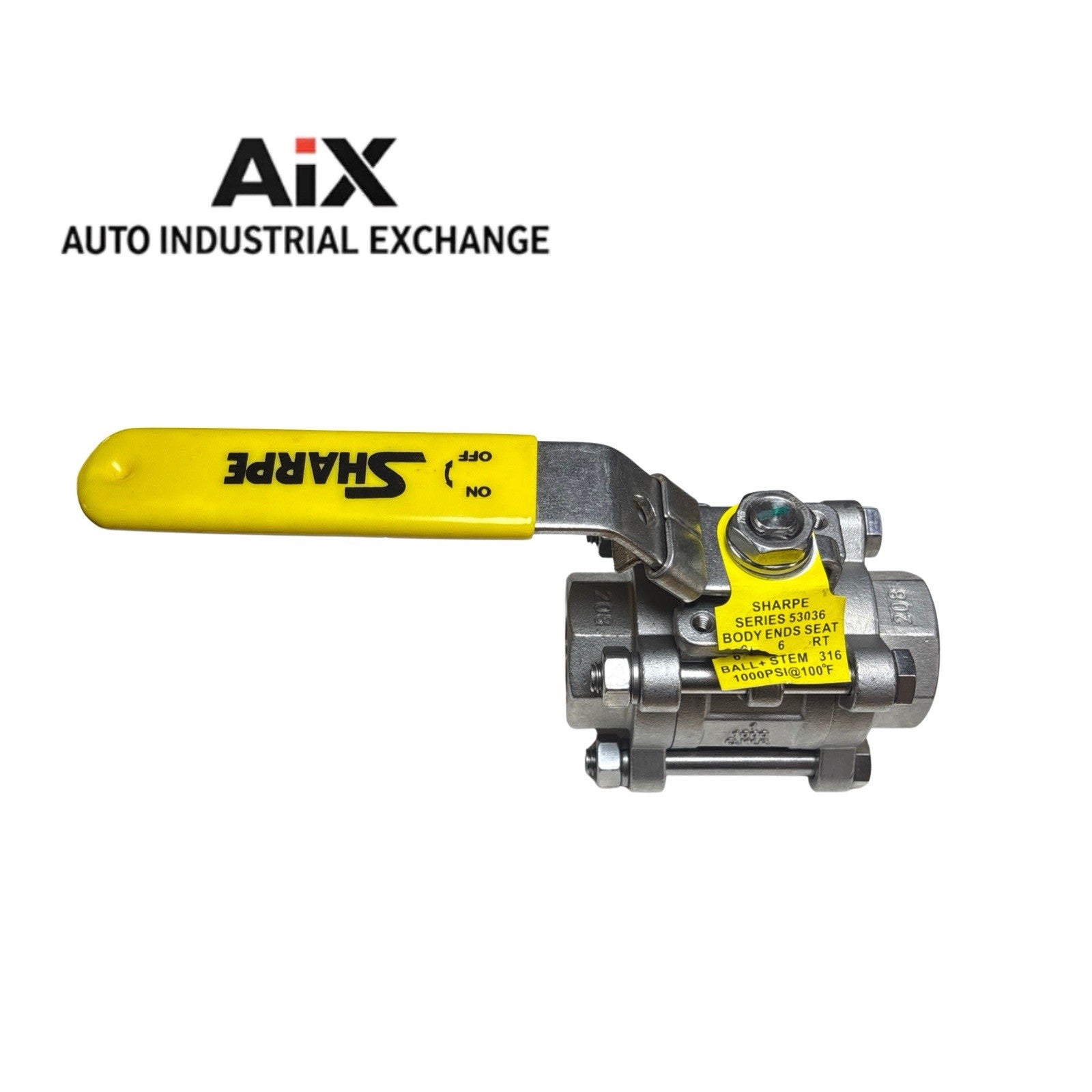 Sharpe 53036 1” Stainless Steel Ball Valve Full Port Socket Weld 1000 CWP AIX