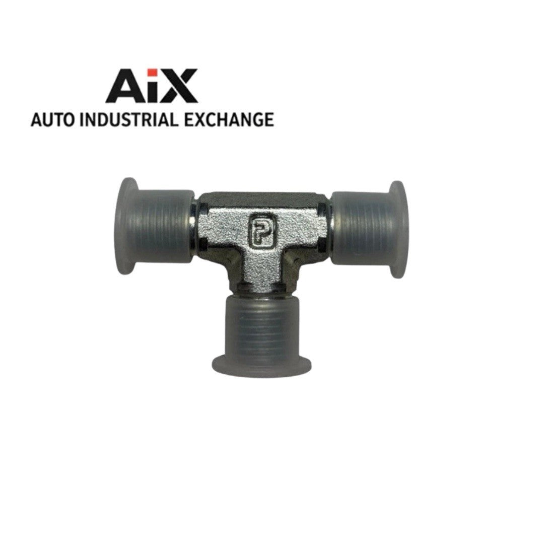 Parker 1/4 RRS-S Male Tee Pipe Fitting 1/4” NPT Steel Adapter