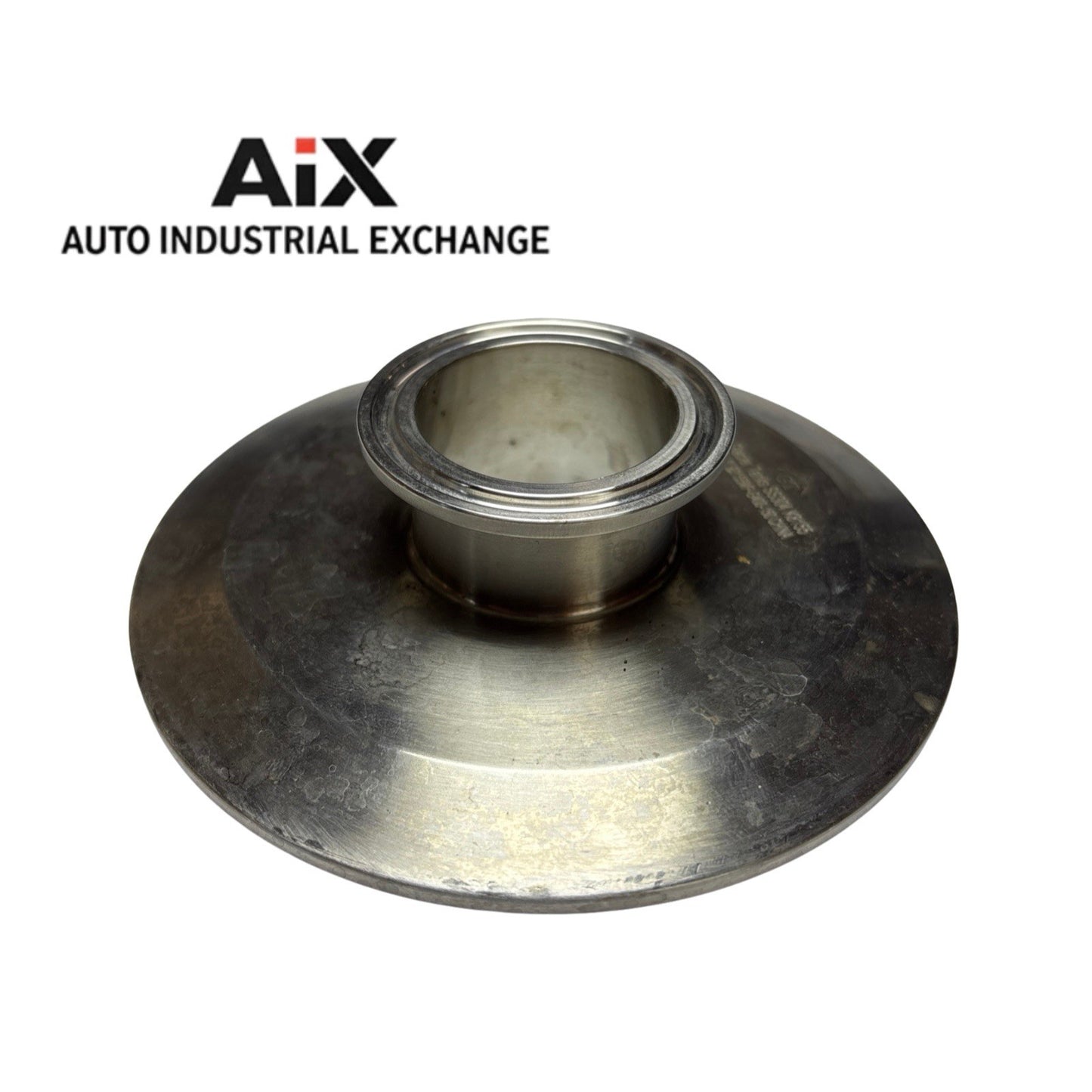 Glacier Tanks Tri Clamp End Cap Reducer 4” x 1.5” SS304 3A Sanitary Fitting