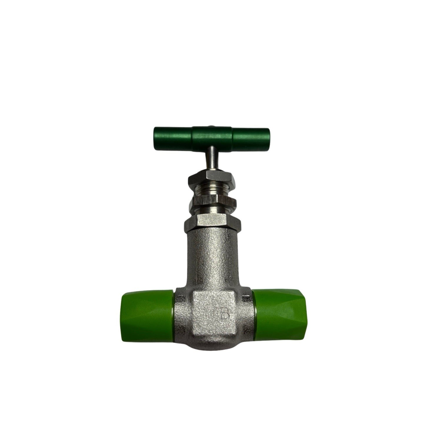 Nupro Swagelok JB Series Needle Valve 1/4” NPT Green Handle Stainless