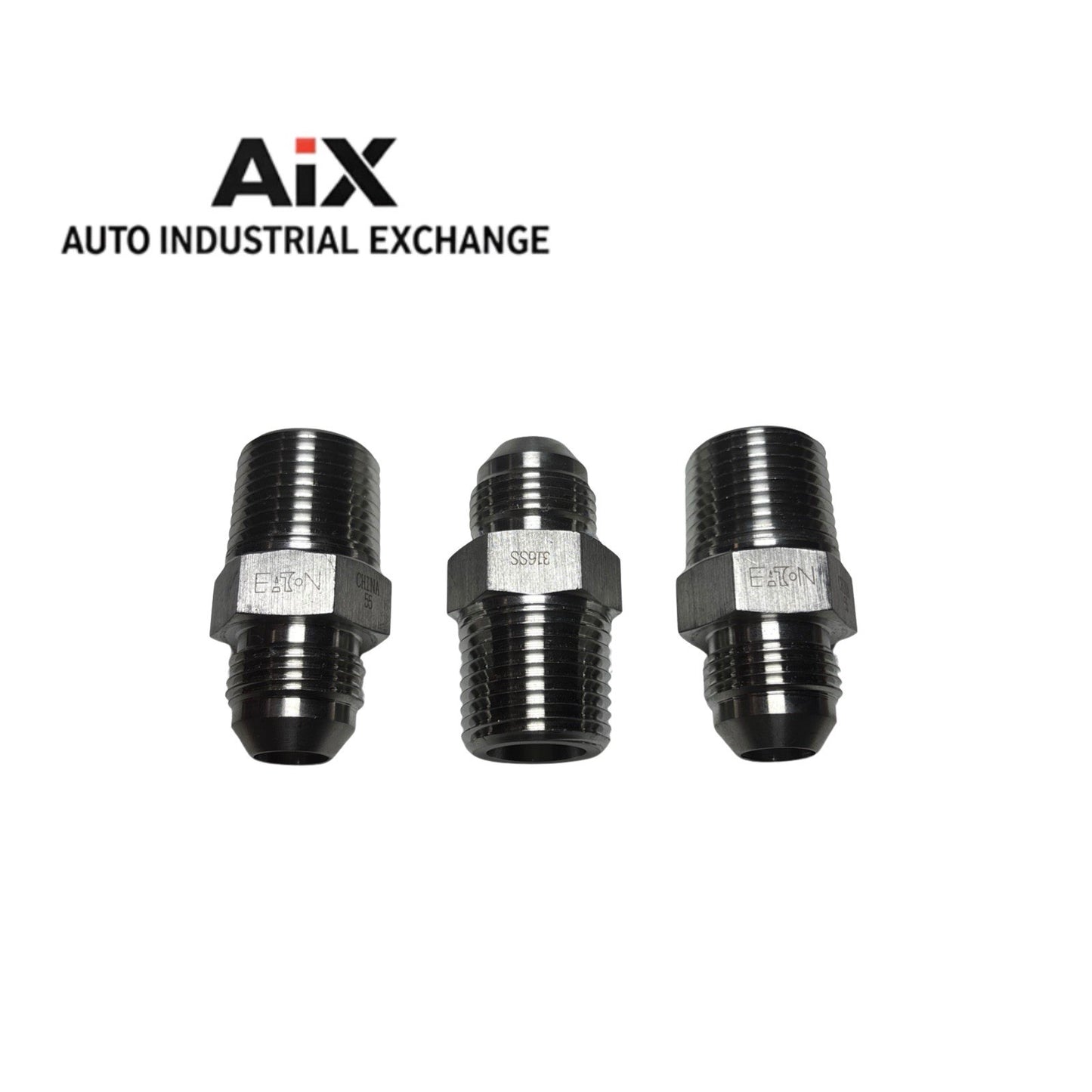 Eaton Aeroquip FBM2526-S -8AN x 1/2” Male Pipe Straight Adapter Stainless