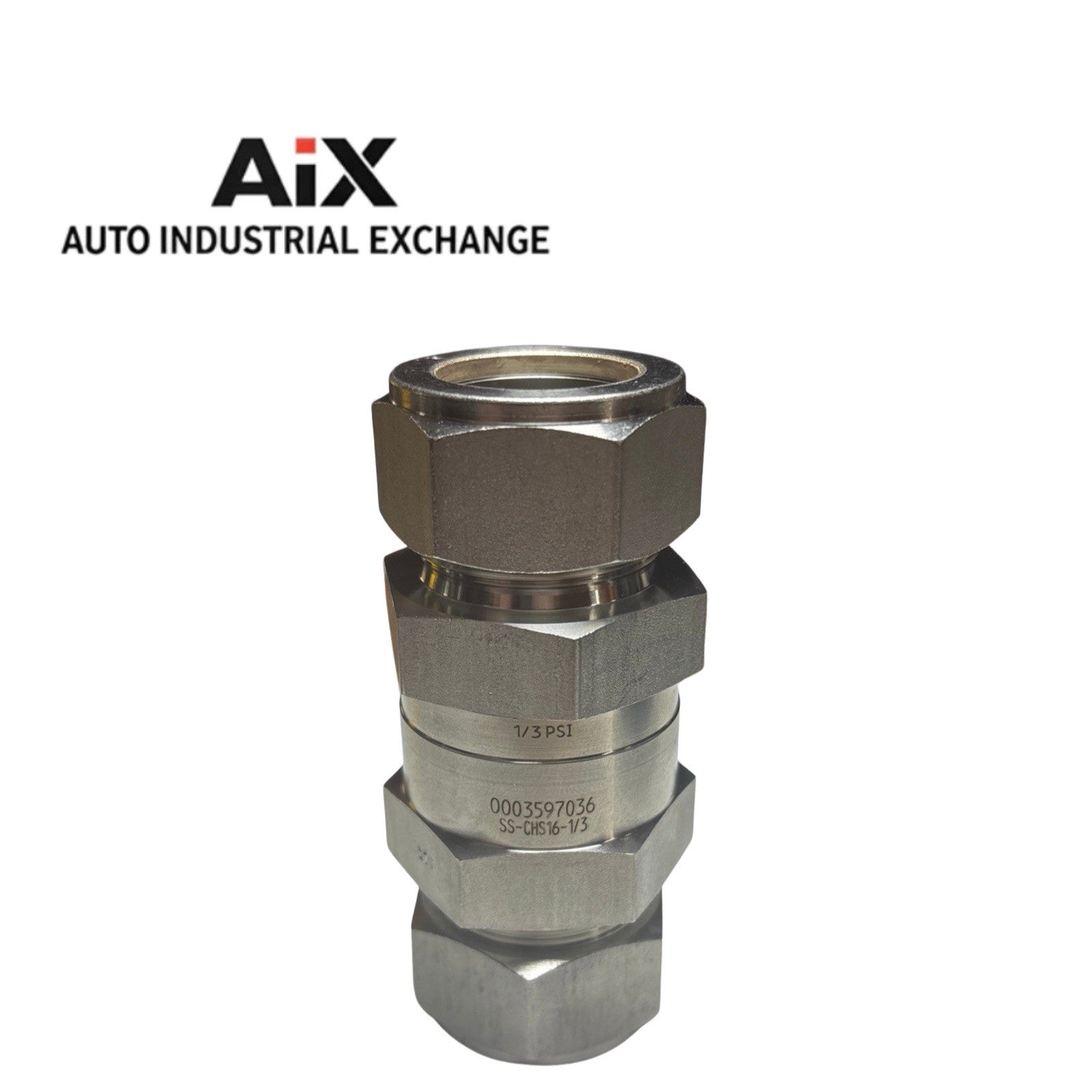 Swagelok SS-CHS16-1/3 Stainless Poppet Check Valve 1” Tube 4700 PSI