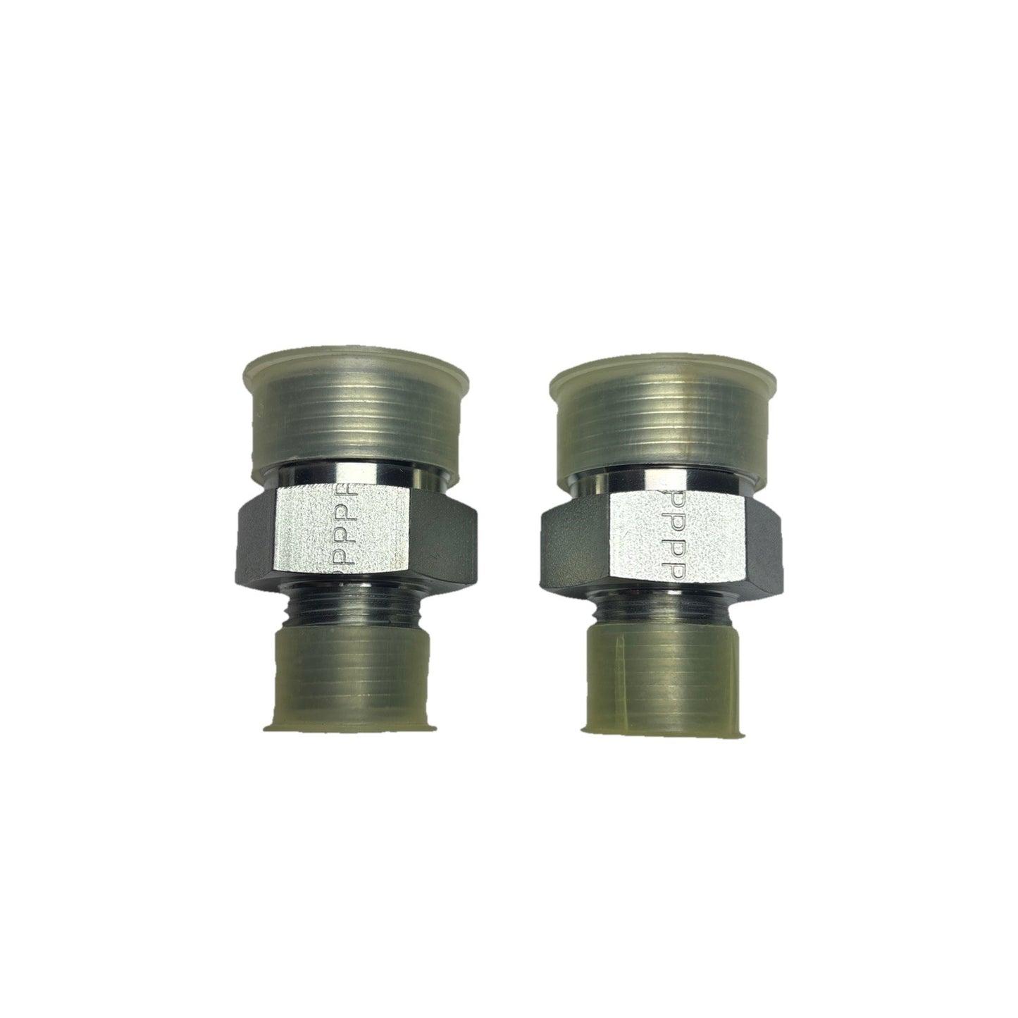 Lot of 2 Parker 12-8 FLO-S ORFS to NPTF Male Pipe Connector 3/4” x 1/2” Steel