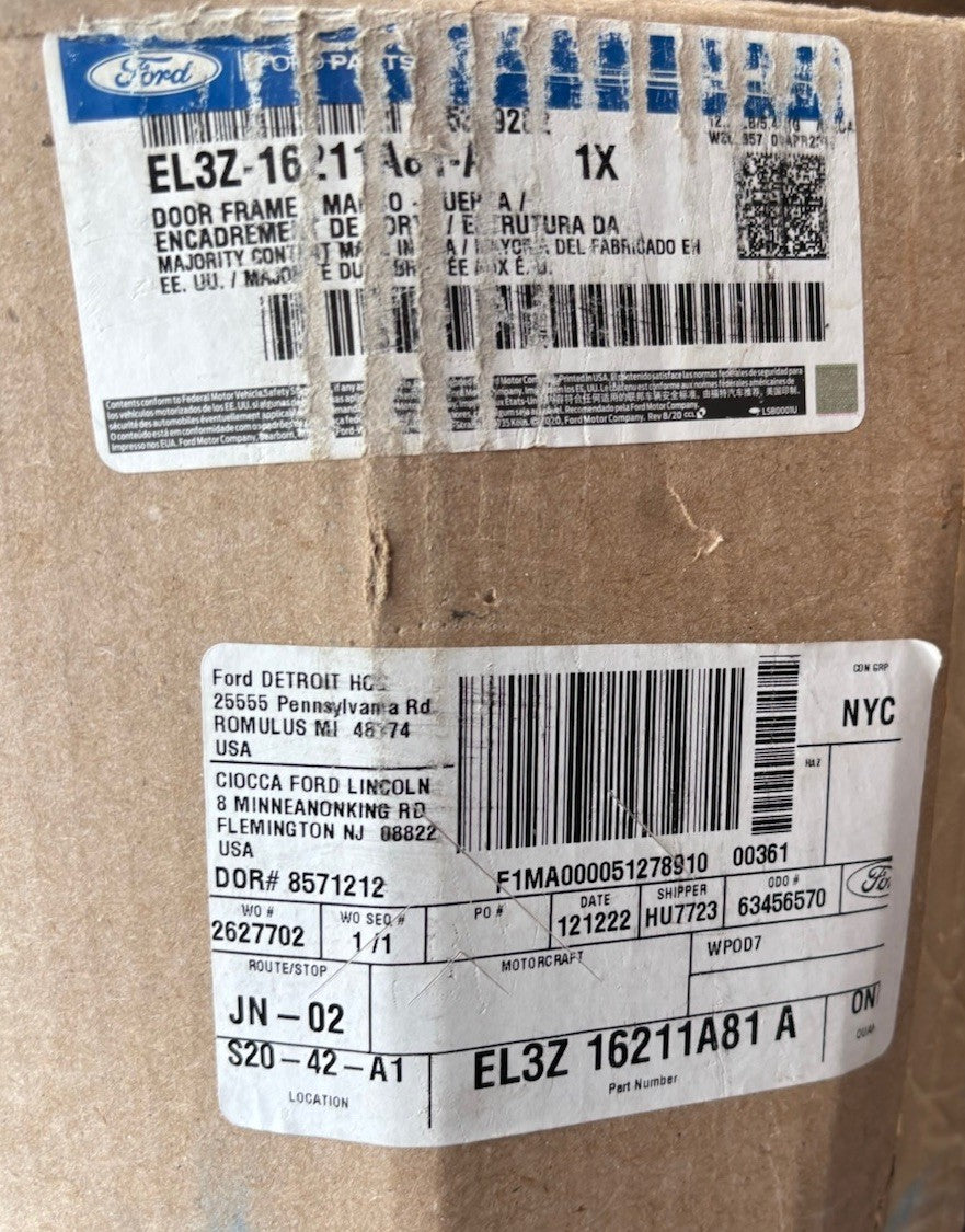 Ford EL3Z-16211A81A Outer Rocker Panel Frame OEM for F-150 Crew Cab