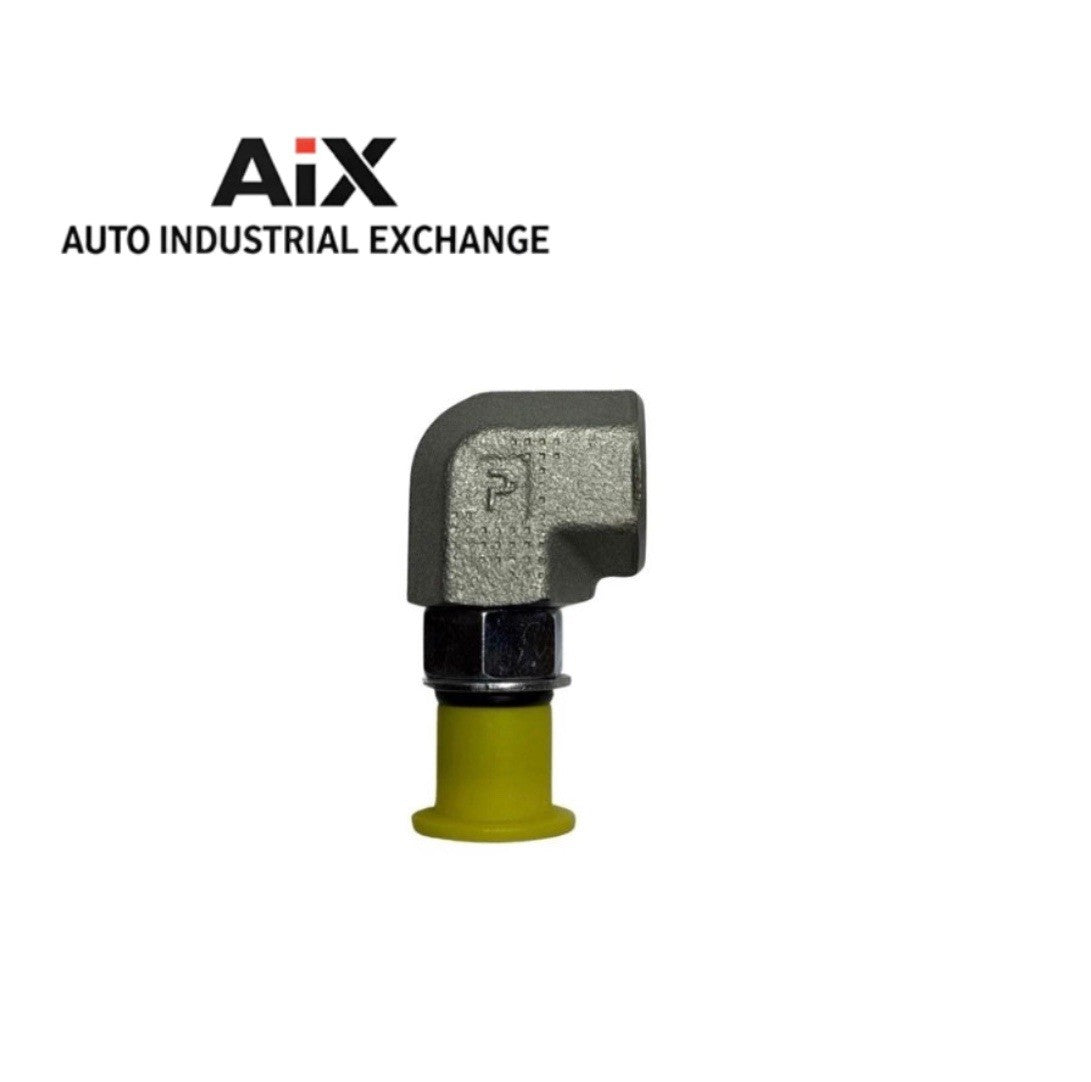 Lot of 3 Parker 4-1/4 AOEG-S Elbow Adapters SAE-ORB to NPTF 5000 PSI Steel