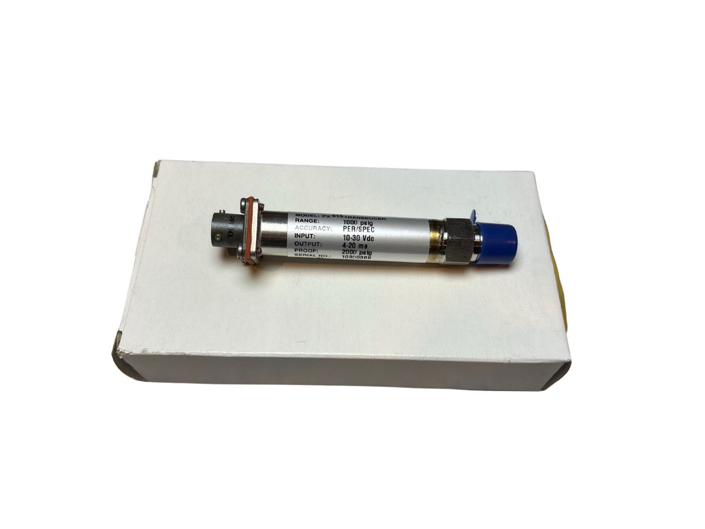 Omega PX615-1KGI Transducer Range 1000 psig 10-30 vdc Output 4-20 ma