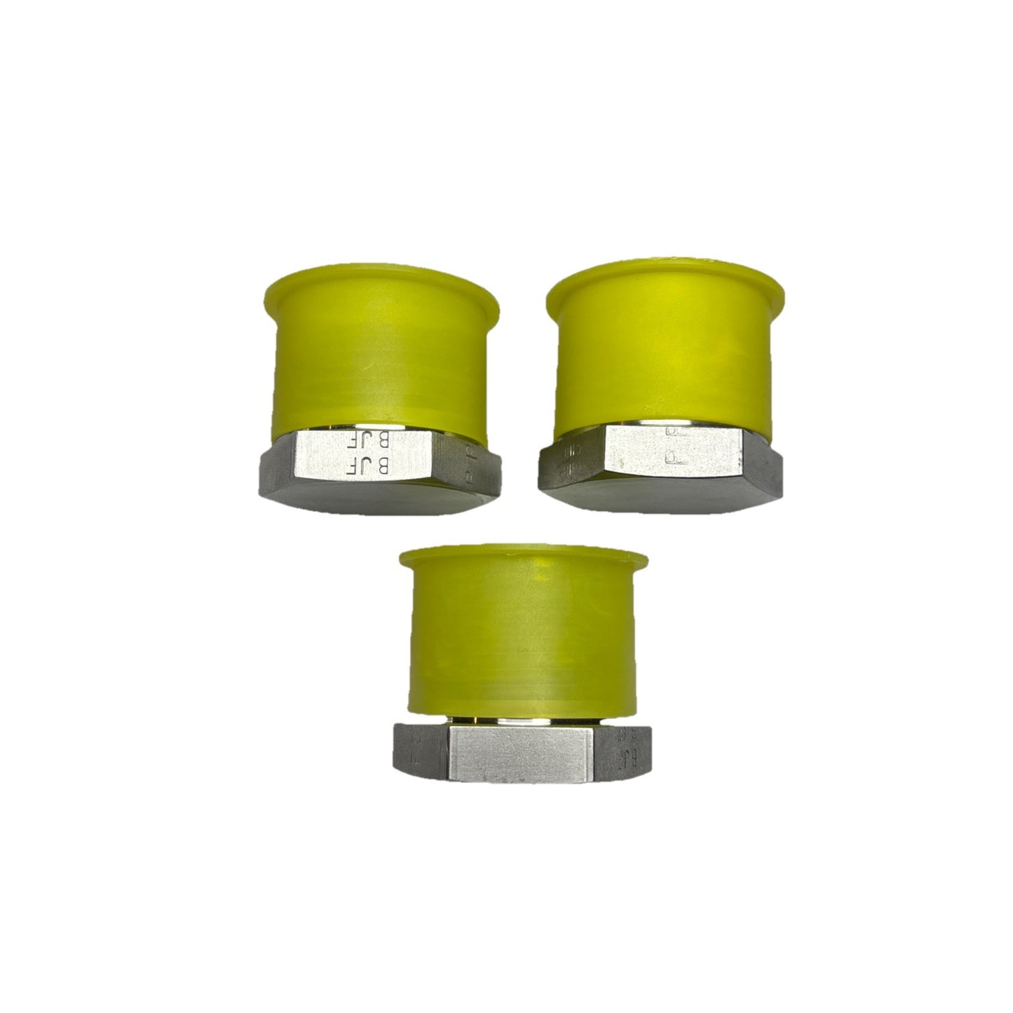 Lot of 3 Parker 1 HP-SS Stainless 1” NPT Hex Head Pipe Plug – 5400 PSI – USA